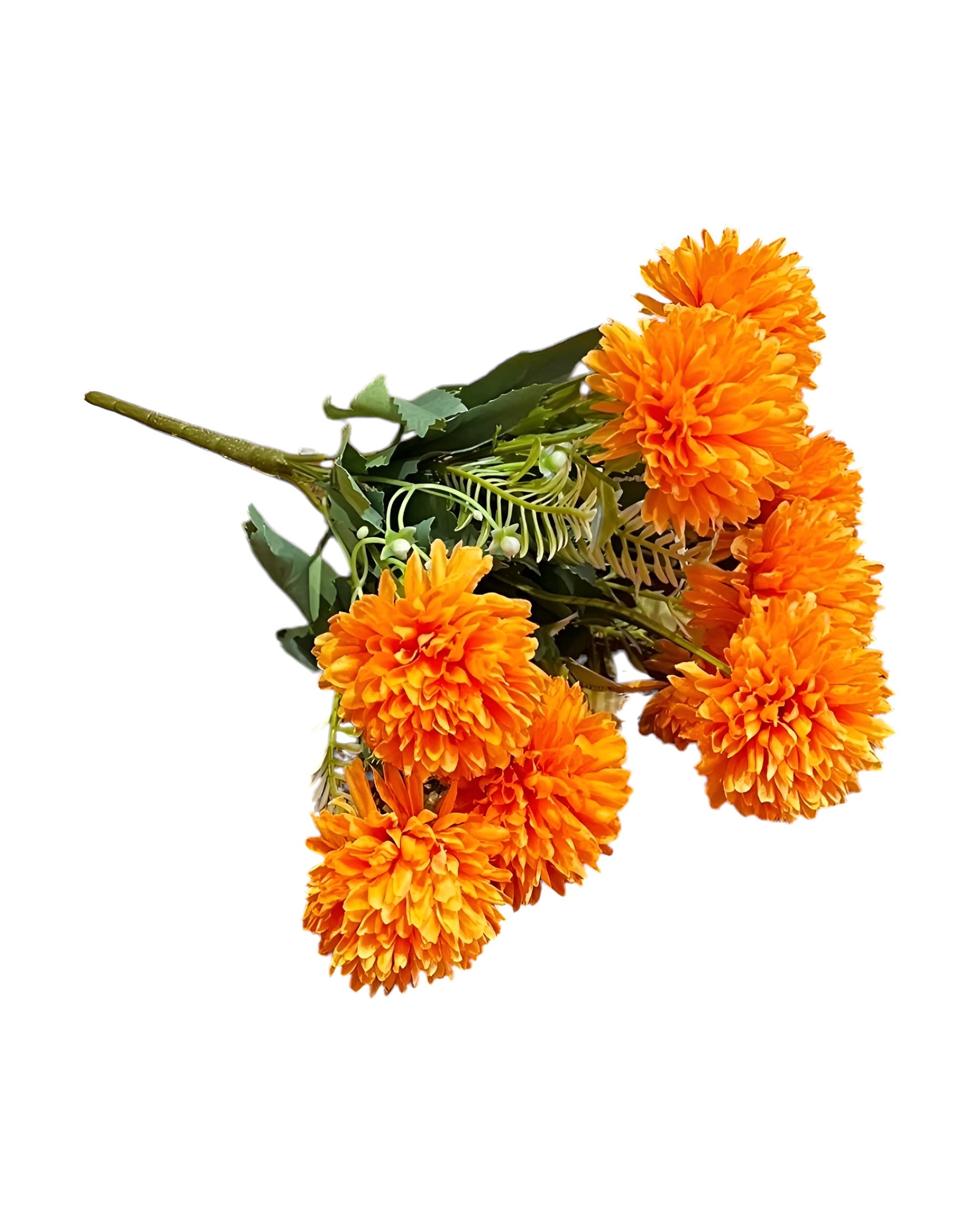 MİNİ BAŞLI 9'LU YAPAY KRİZANTEM DEMETİ 35 CM 0