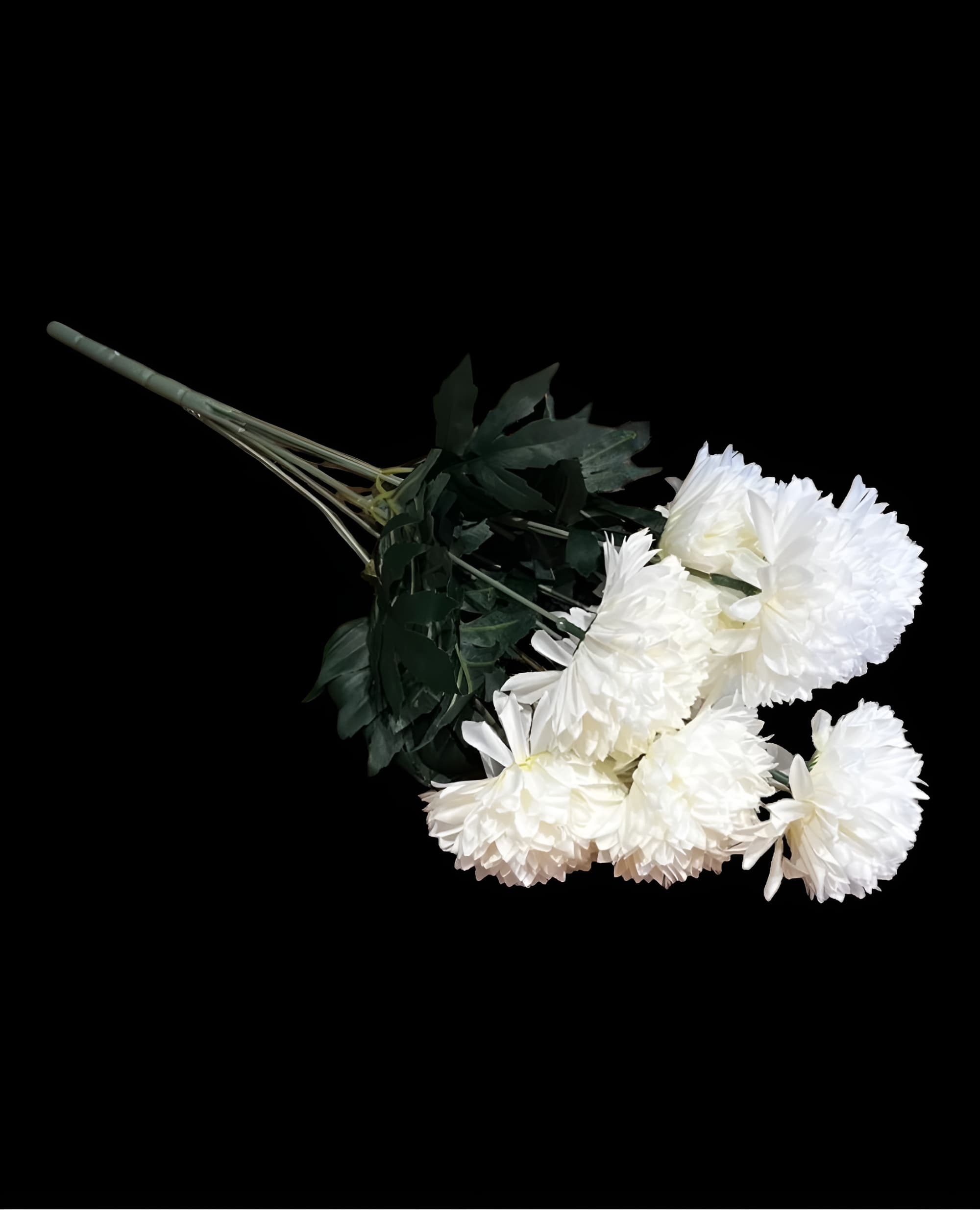 10 BAŞLI KRİZANTEM DEMETİ 50 CM 4