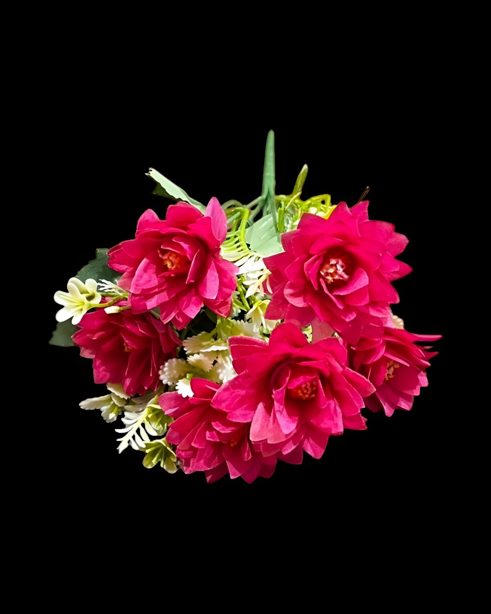 6 BAŞLI SÜMBÜL DETAYLI YILDIZ ÇİÇEĞİ 30 CM 0