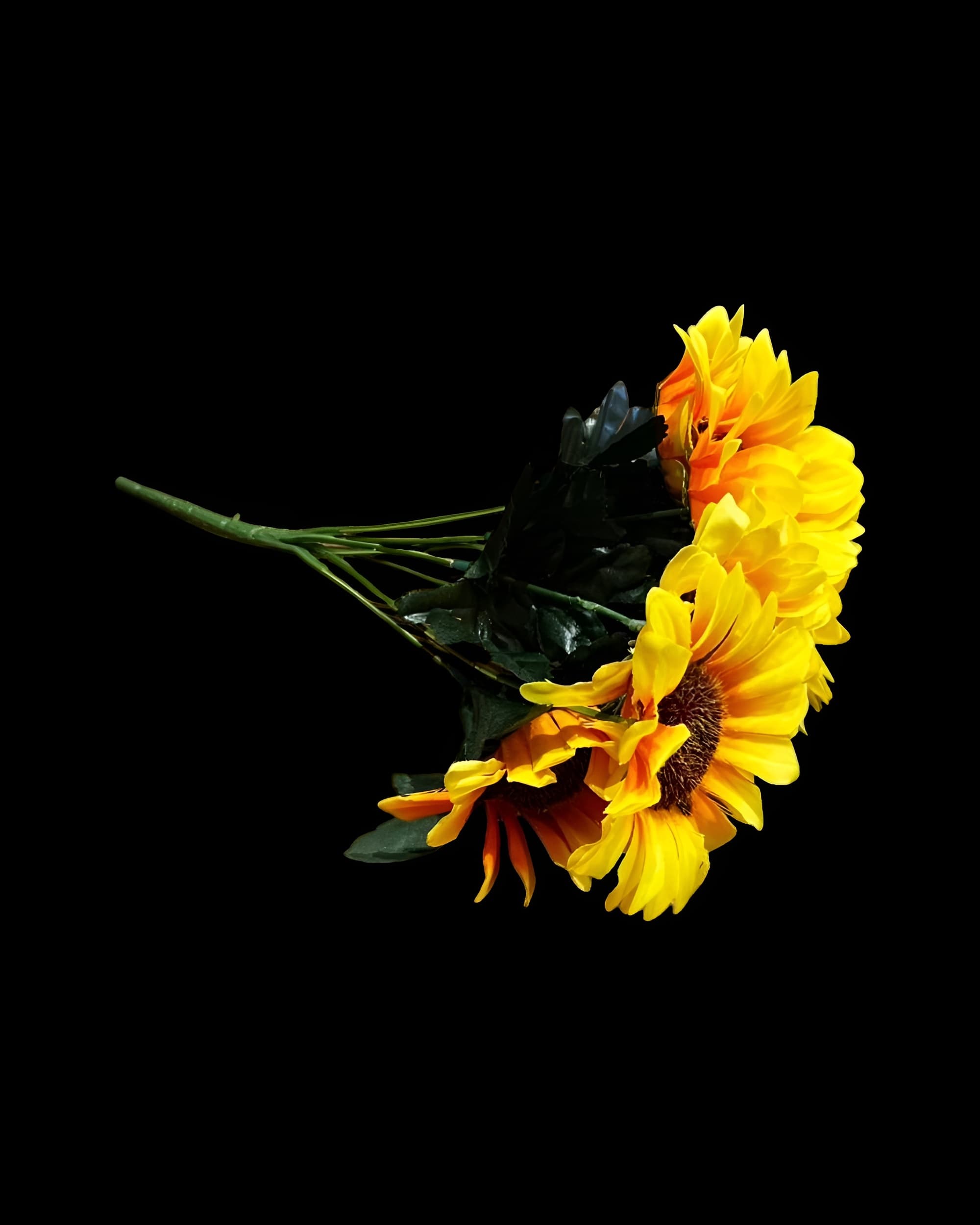 7 BAŞLI AY ÇİÇEĞİ 30 CM - TOPTAN YAPAY ÇİÇEK 0