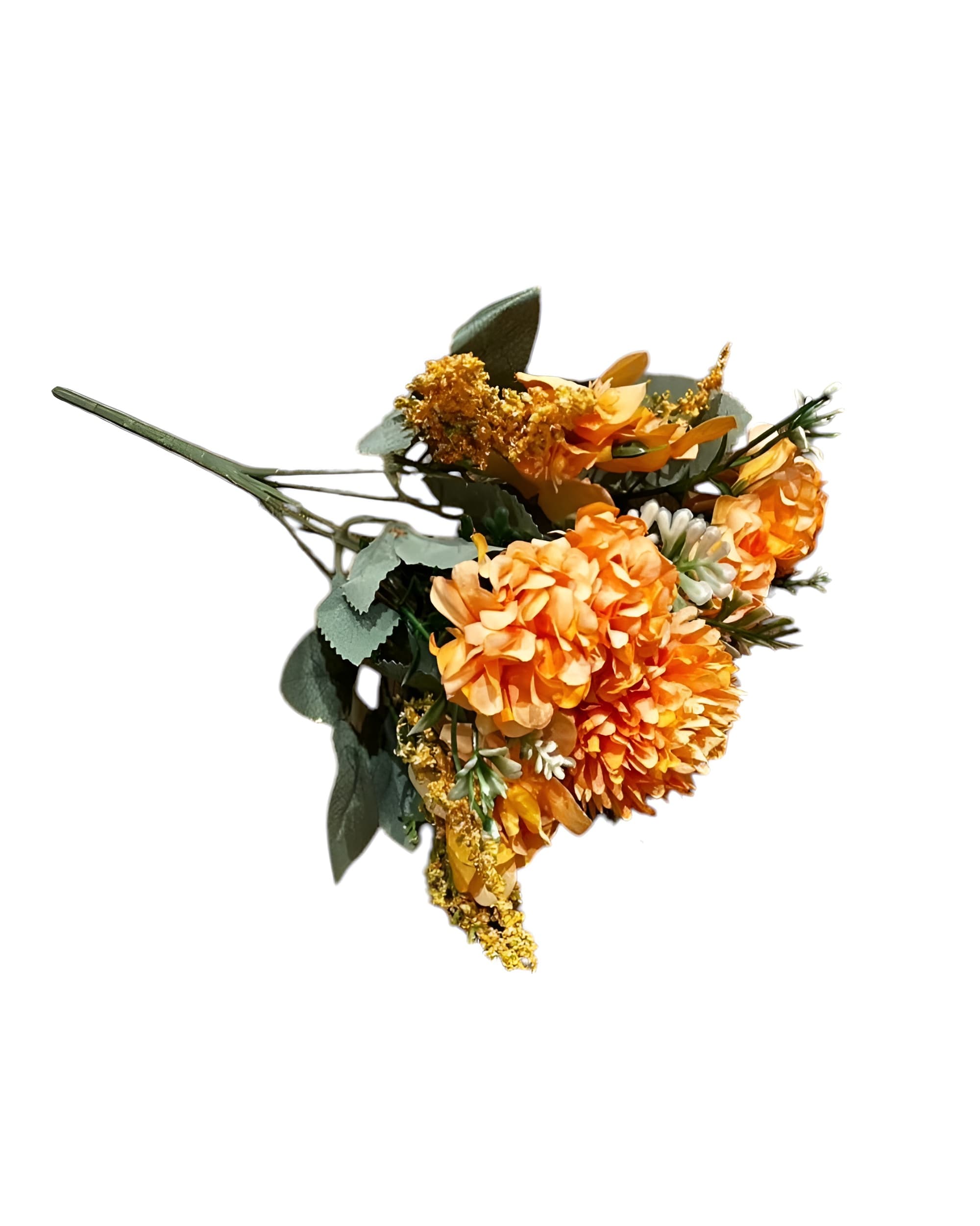 MİNİ KRİZANTEM ORTANCA DEMETİ 5 DAL 25 CM 0