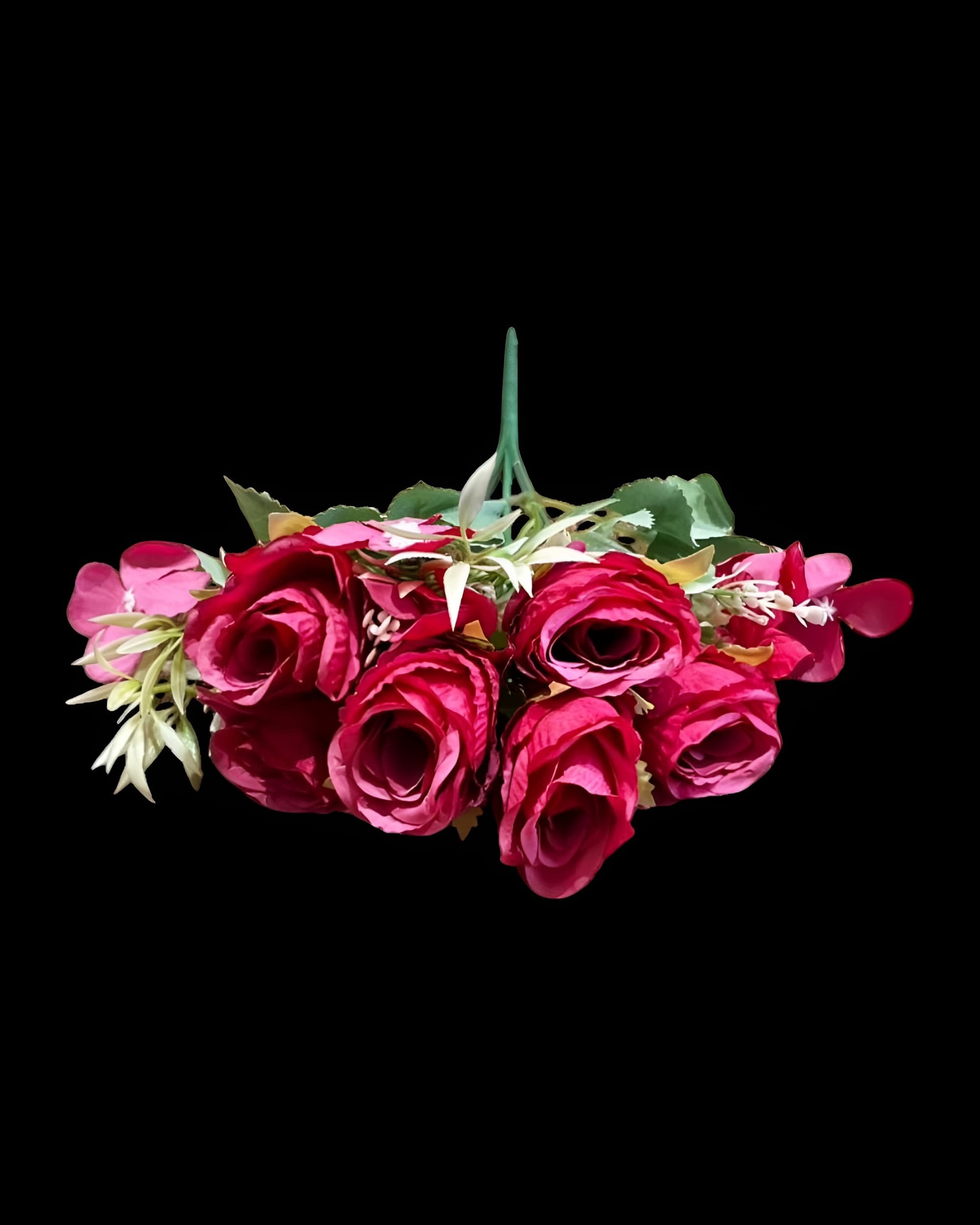 6 BAŞLI YAPAY GÜL DEMETİ 25 CM 0