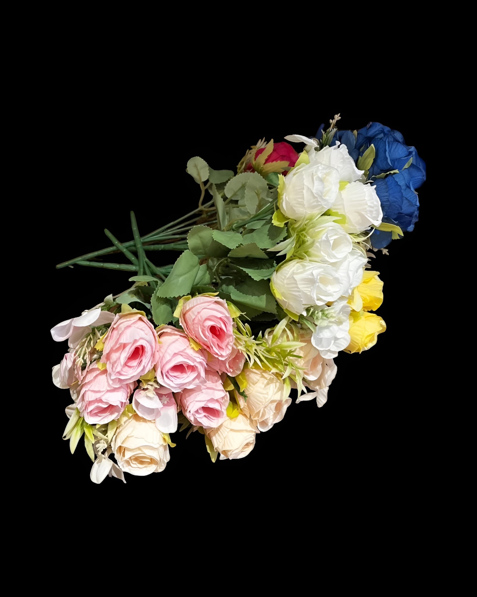 6 BAŞLI YAPAY GÜL DEMETİ 25 CM 6