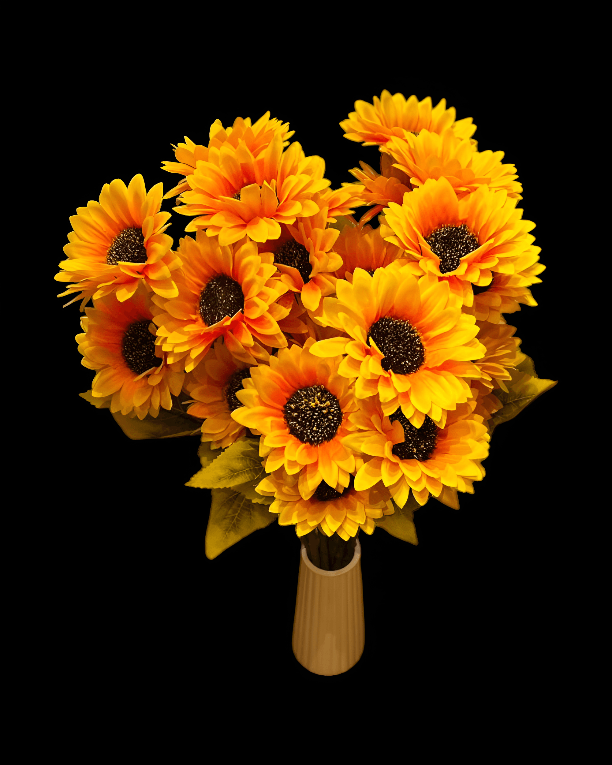 5 BAŞLI AY ÇİÇEĞİ 55 CM 0