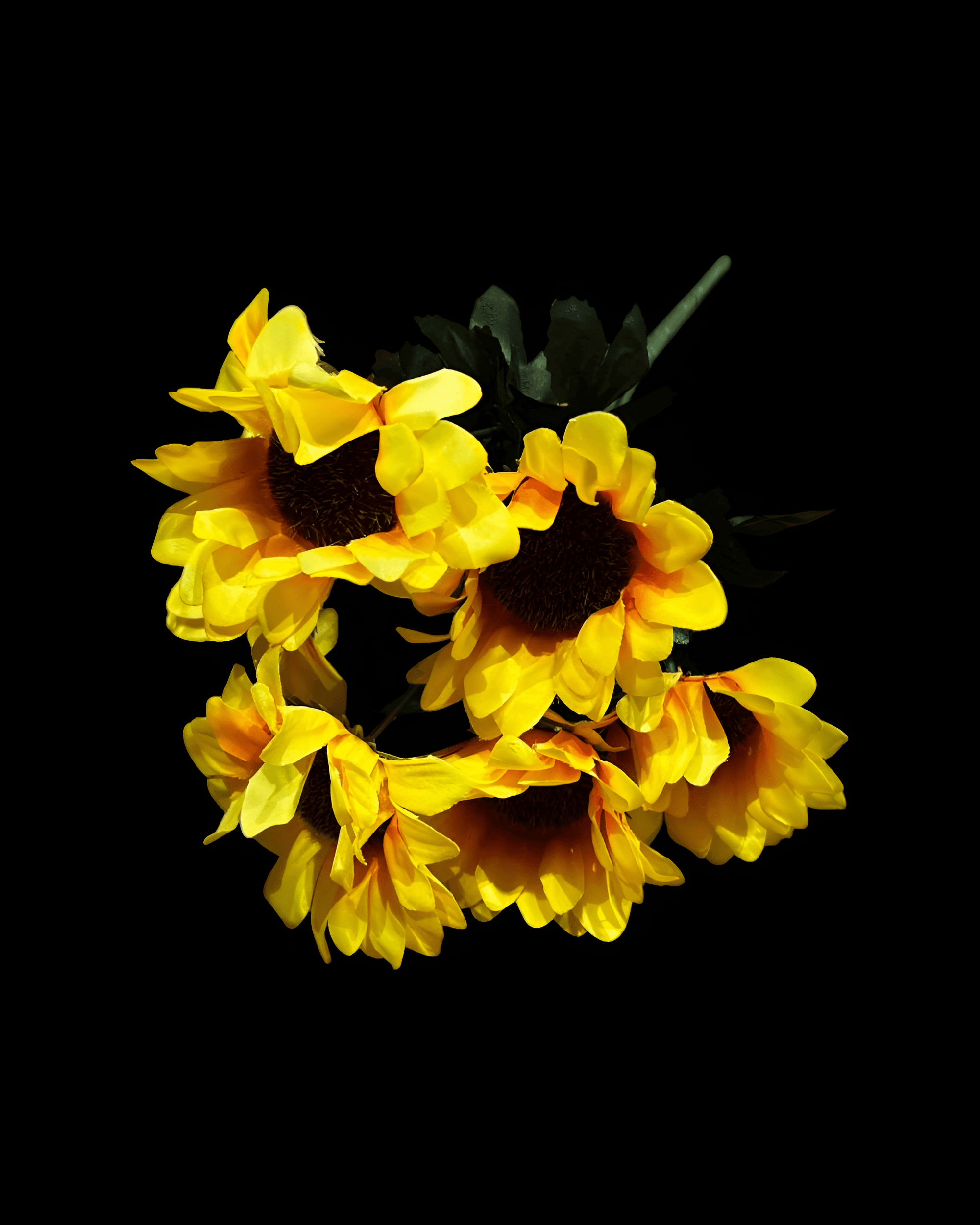 6 BAŞLI AY ÇİÇEĞİ 30 CM 2