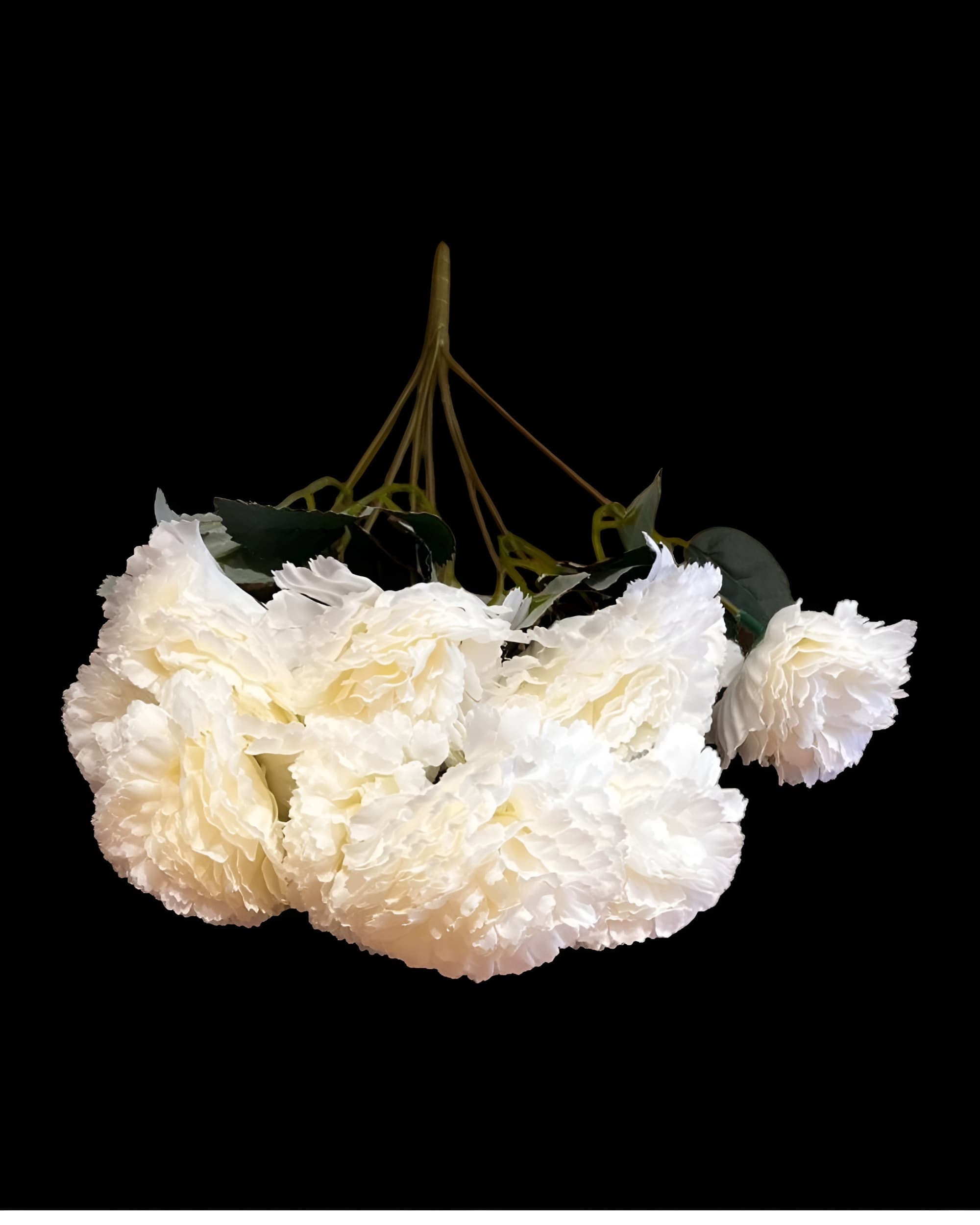 9 BAŞLI YAPAY KARANFİL DEMETİ 45 CM - 1