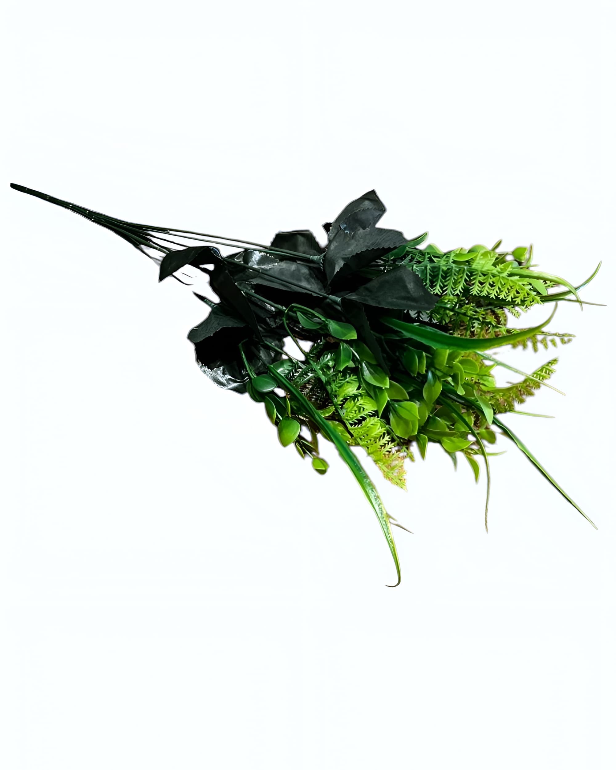 7 DALLI KARIŞIK YAPAY YEŞİLLİK DEMETİ 45 CM 0