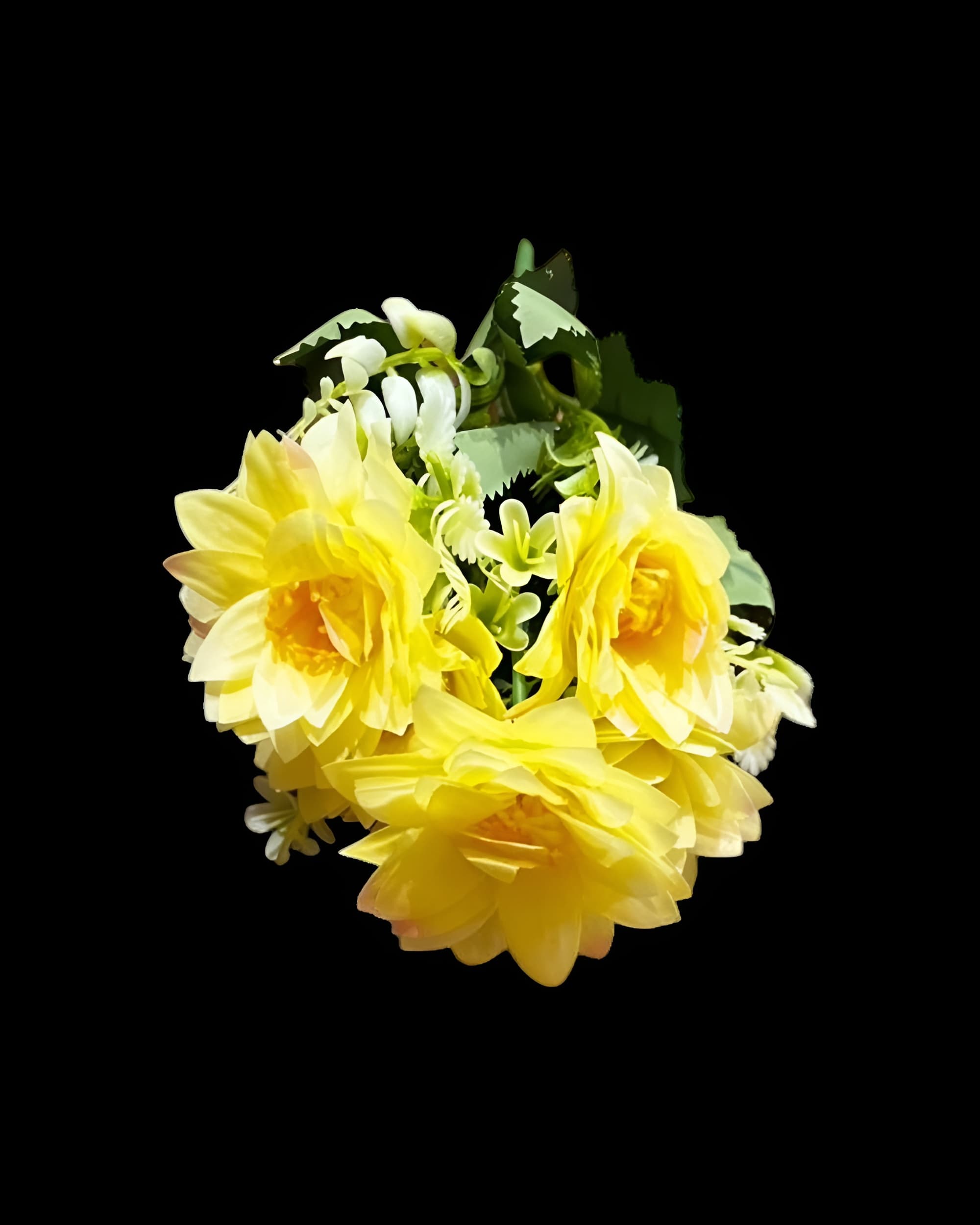 6 BAŞLI SÜMBÜL DETAYLI YILDIZ ÇİÇEĞİ 30 CM 3