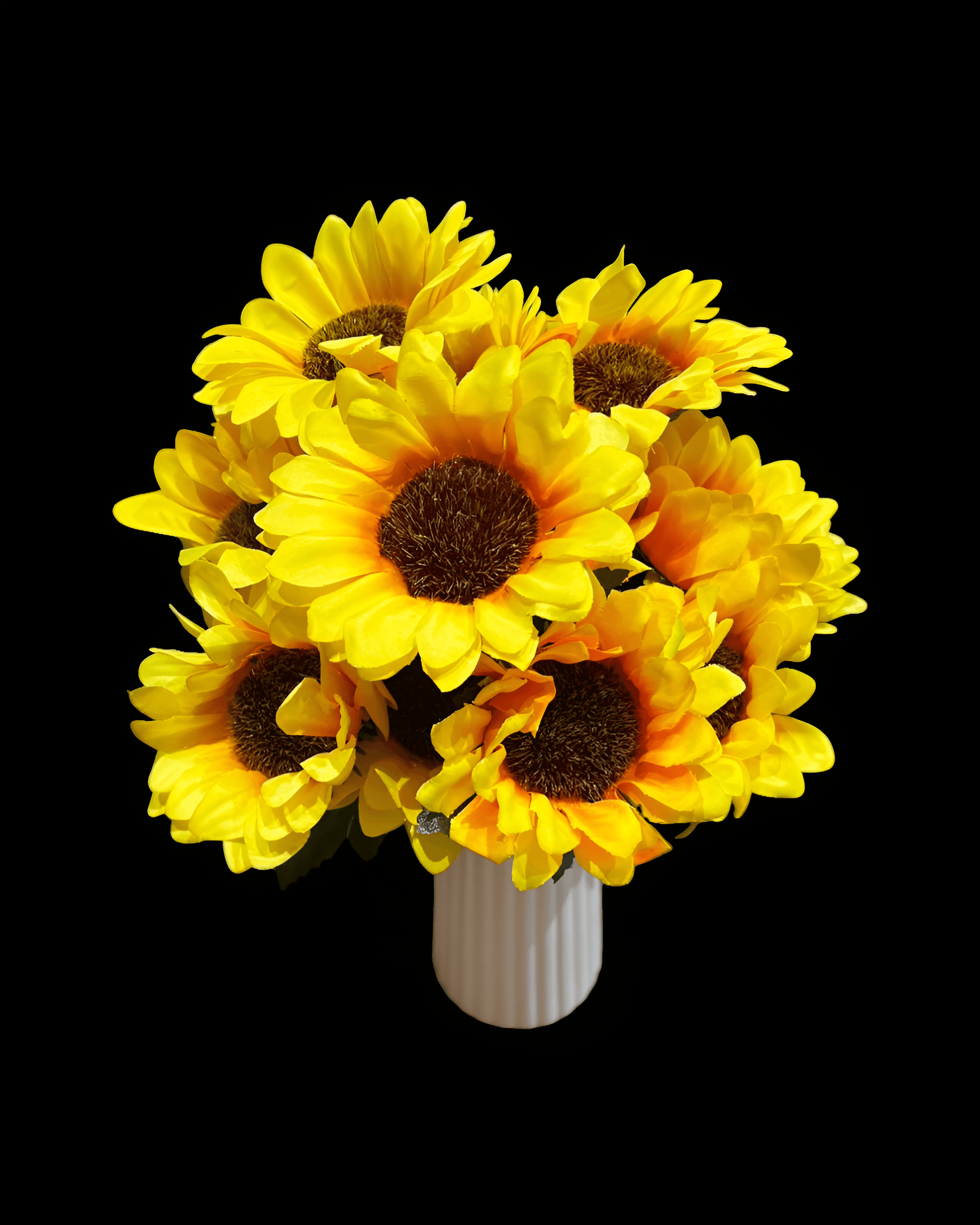 6 BAŞLI AY ÇİÇEĞİ 30 CM 0