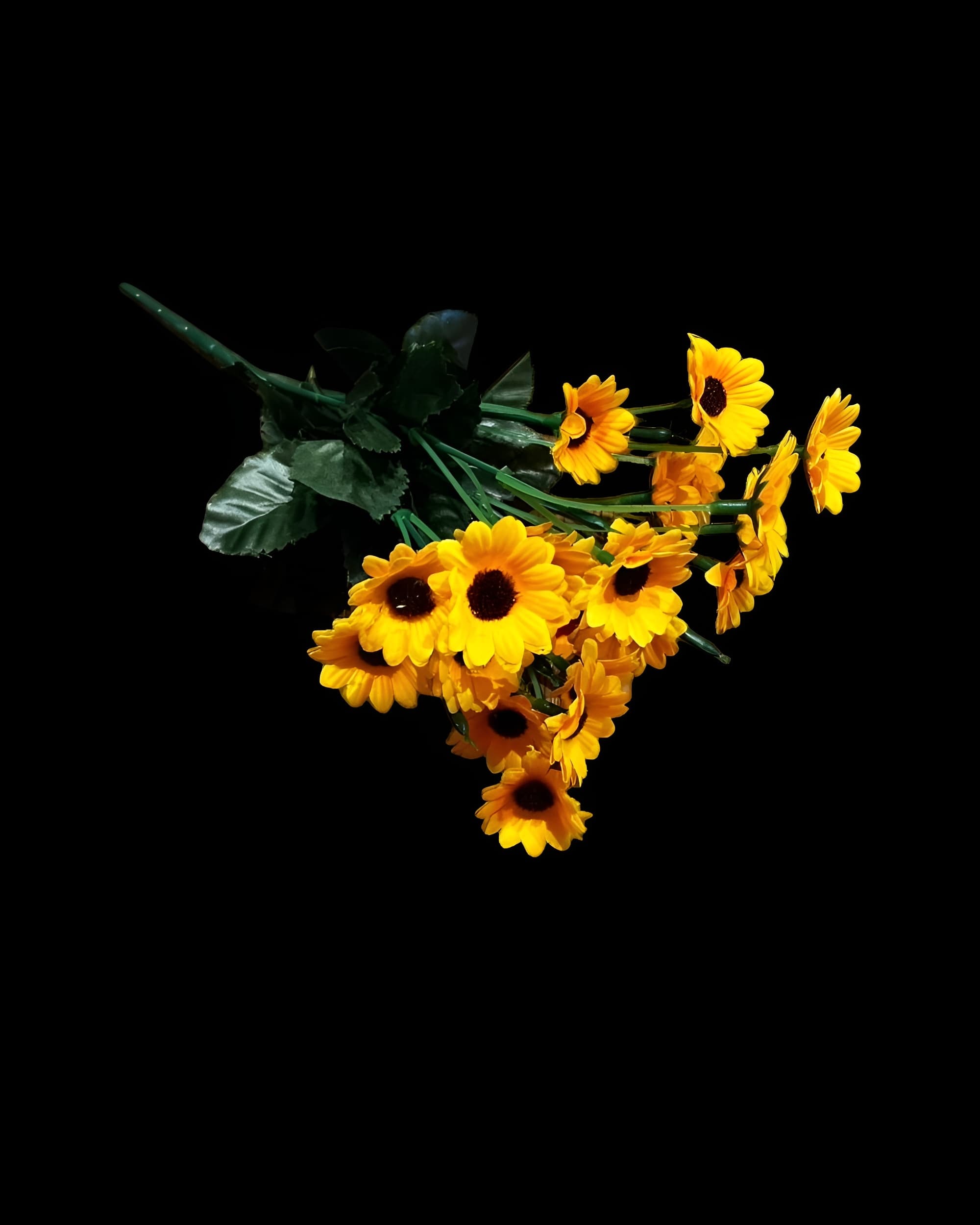 24 BAŞLI 7 DALLI YAPAY PAPATYA 35 CM 2