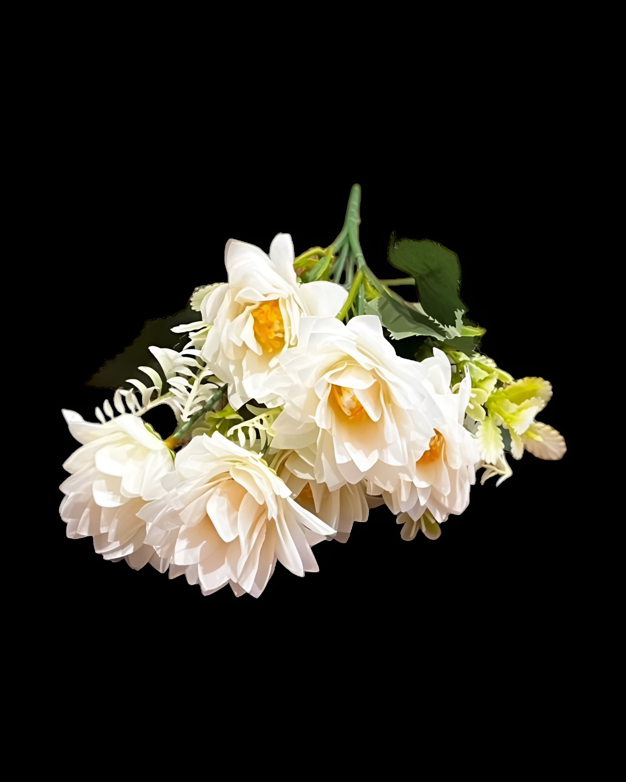 6 BAŞLI SÜMBÜL DETAYLI YILDIZ ÇİÇEĞİ 30 CM 1