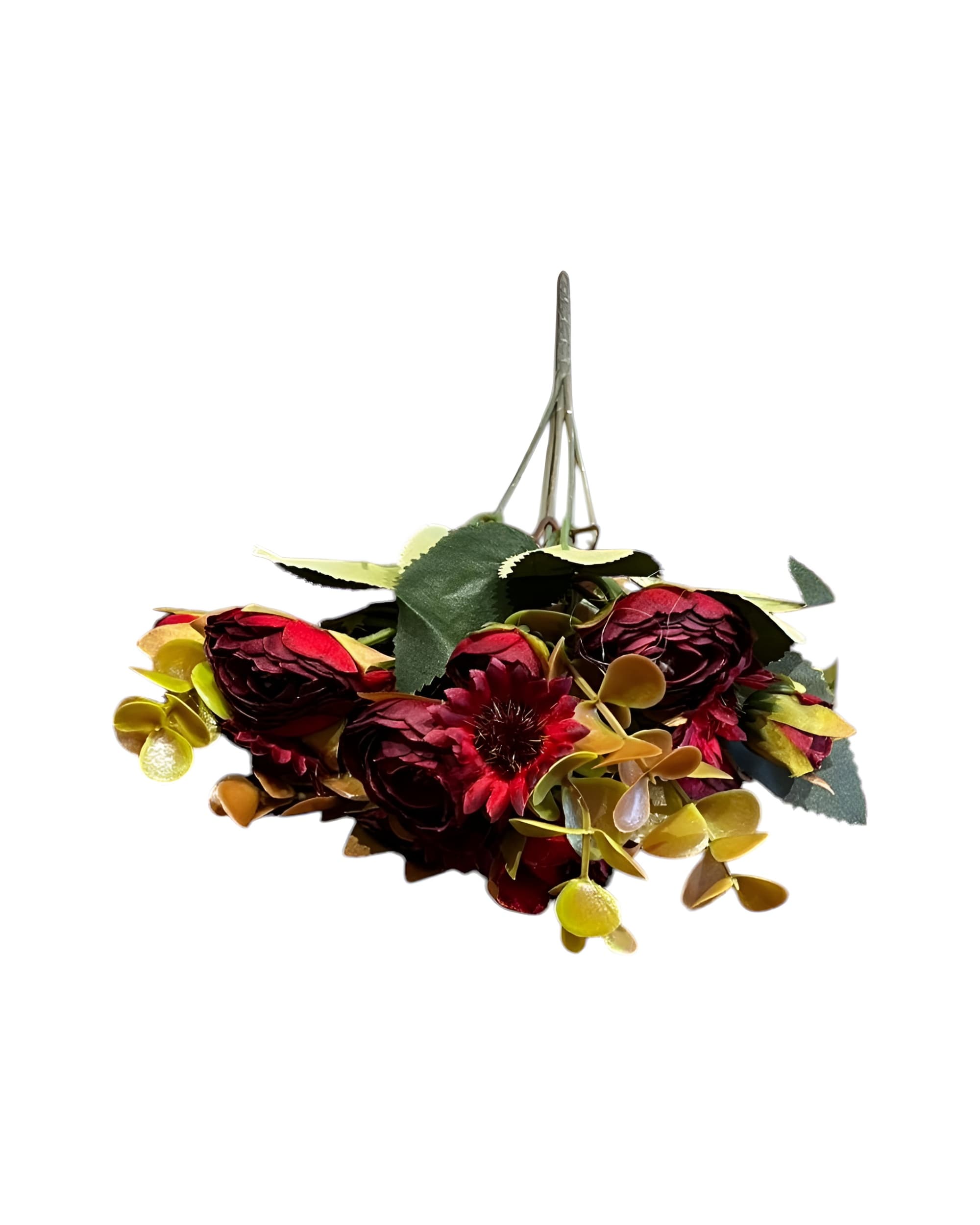 15 BAŞLI YAPAY MİNİ ŞAKAYIK VE PAPATYA DEMETİ 30 CM 2