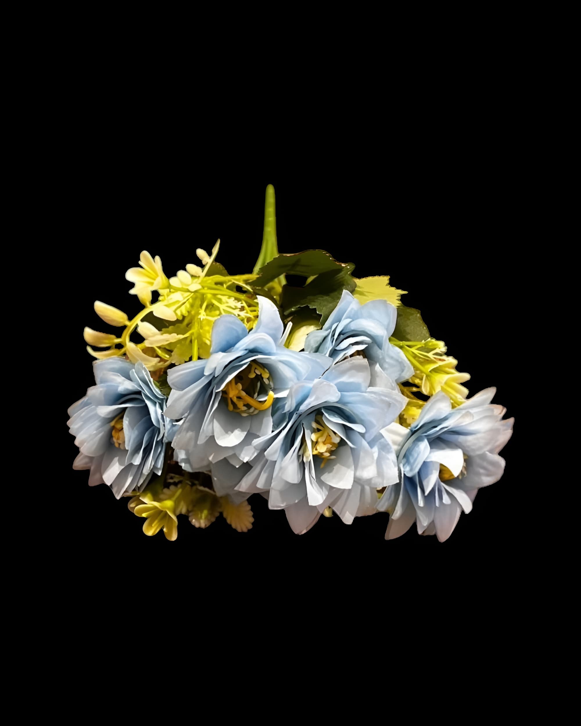 6 BAŞLI SÜMBÜL DETAYLI YILDIZ ÇİÇEĞİ 30 CM 8