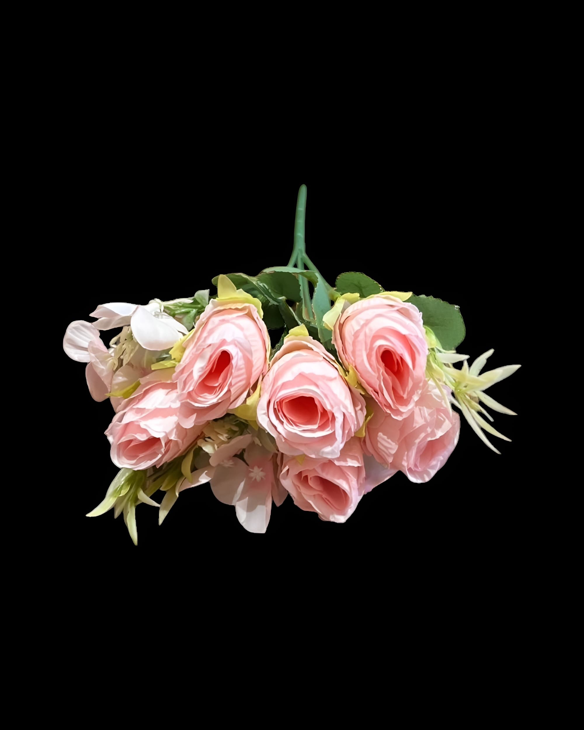 6 BAŞLI YAPAY GÜL DEMETİ 25 CM 3