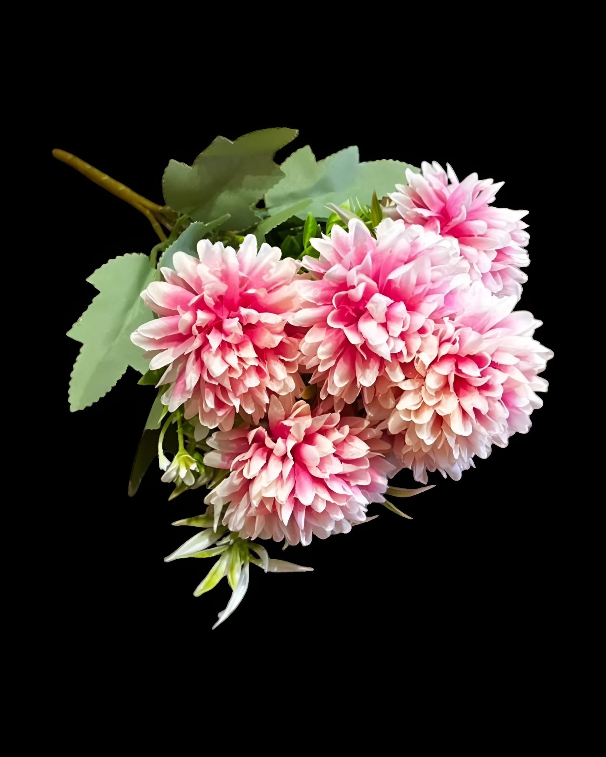 7 BAŞLI KRİZANTEM SÜMBÜL DETAYLI 30 CM 1