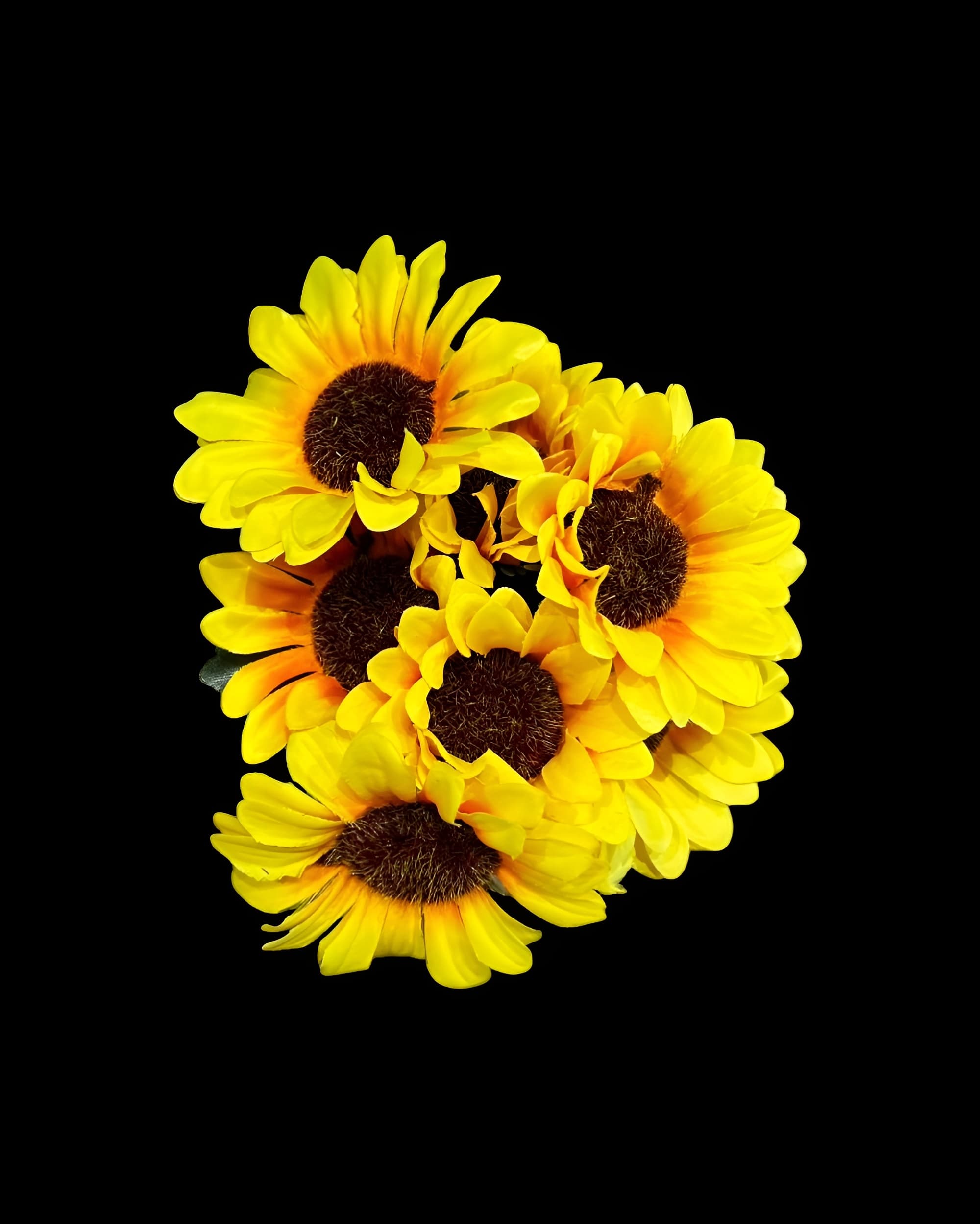 7 BAŞLI AY ÇİÇEĞİ 30 CM - TOPTAN YAPAY ÇİÇEK 1