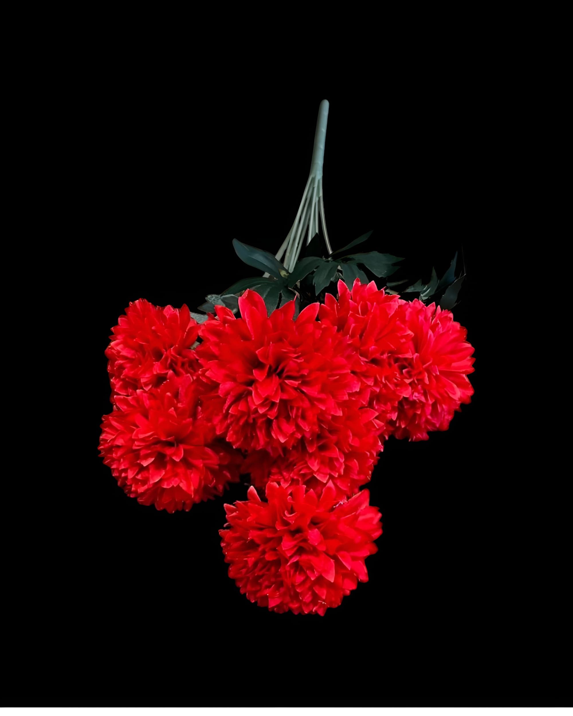 10 BAŞLI KRİZANTEM DEMETİ 50 CM 0