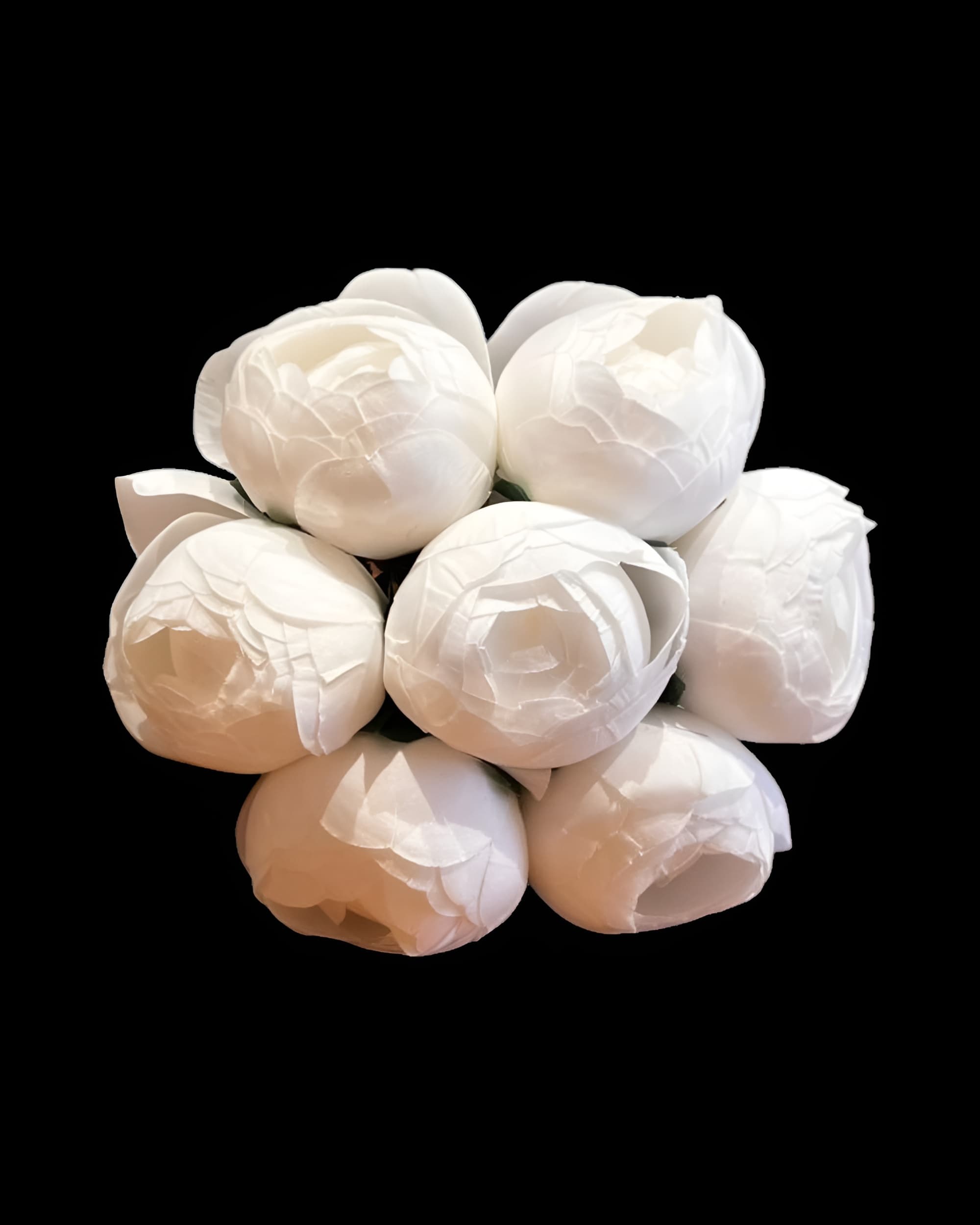 7 BAŞLI ŞAKAYIK 25 CM BEYAZ-KREM 6