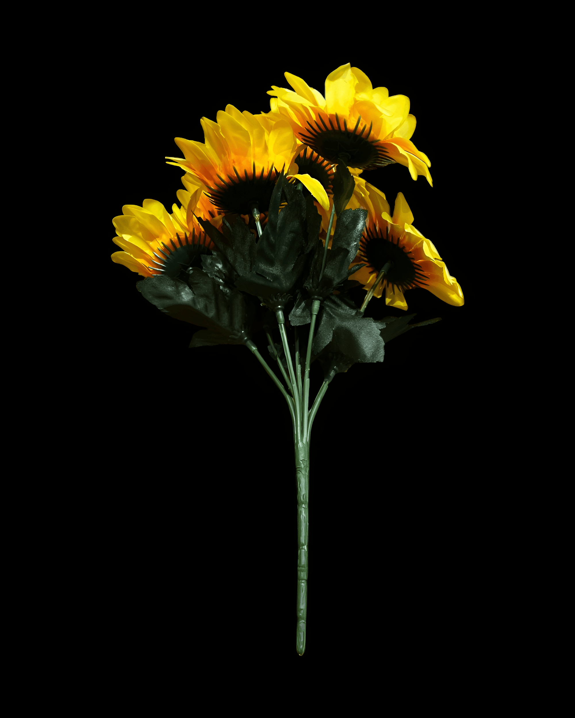 6 BAŞLI AY ÇİÇEĞİ 30 CM 1