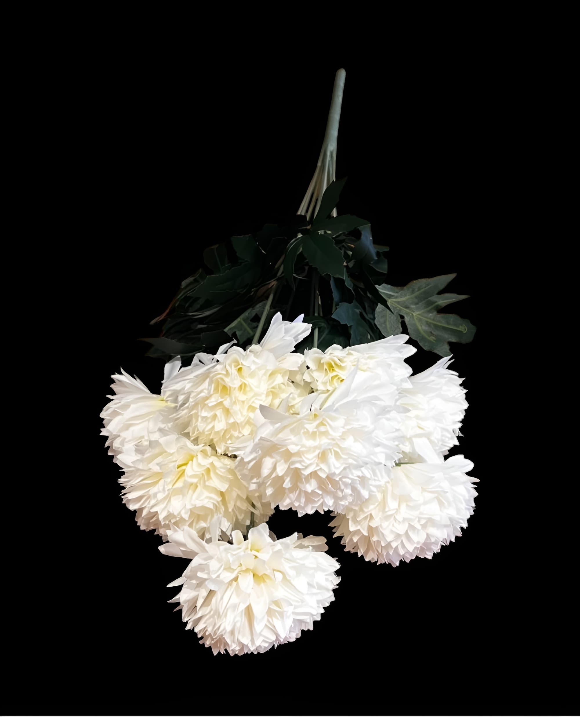 10 BAŞLI KRİZANTEM DEMETİ 50 CM 3