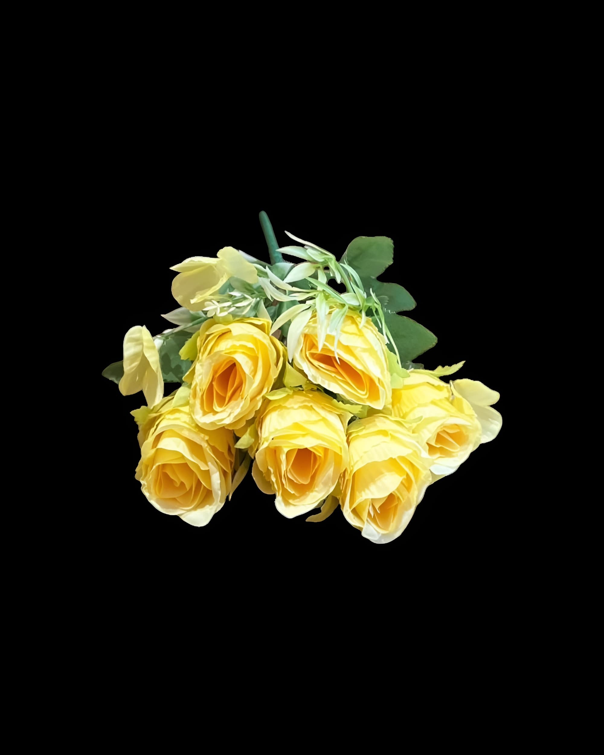 6 BAŞLI YAPAY GÜL DEMETİ 25 CM 1