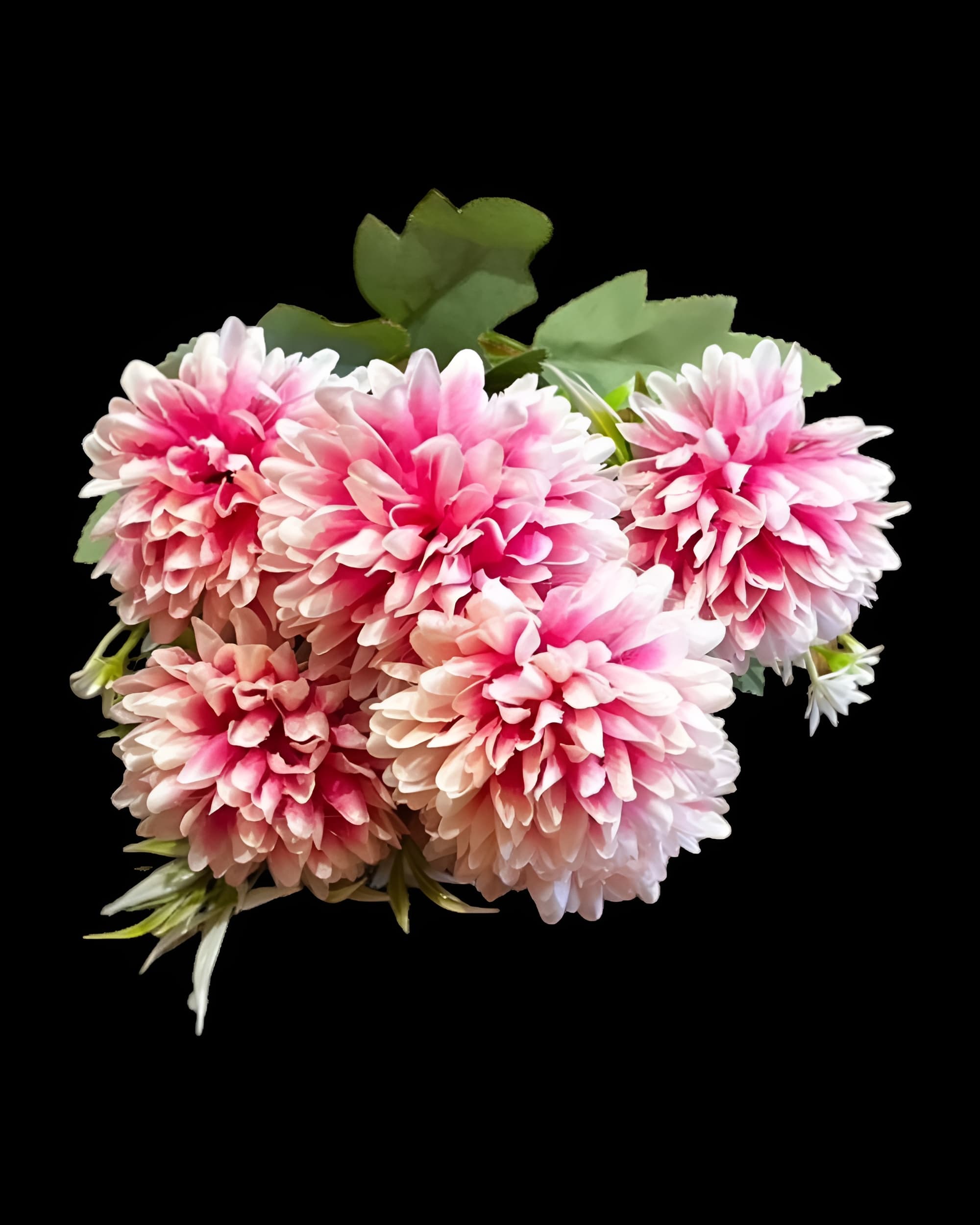 7 BAŞLI KRİZANTEM SÜMBÜL DETAYLI 30 CM 2